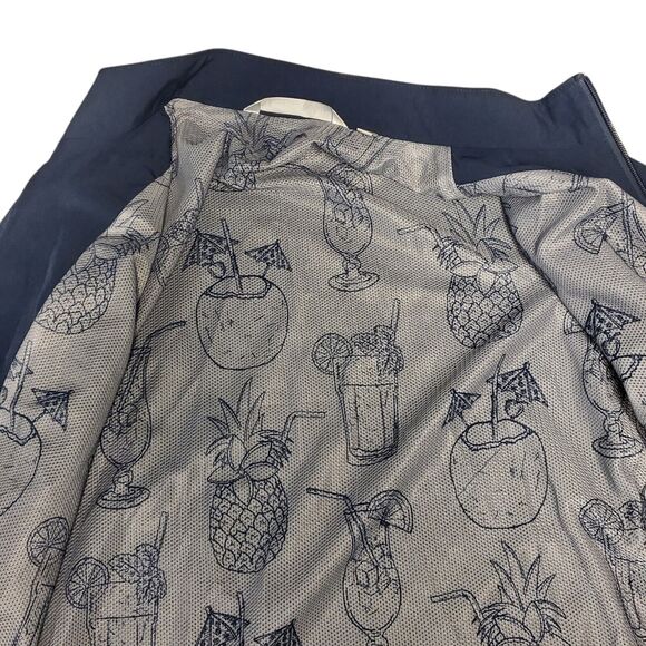 TRAVIS MATHEW Jacket Mens Medium Navy Blue Full Zip Golf Windbreaker Athleisure - Picture 5 of 11